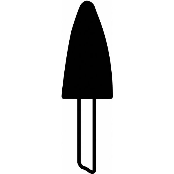 Gemini Vitrified Mounted Point, 3/8 x3/4in, 60G