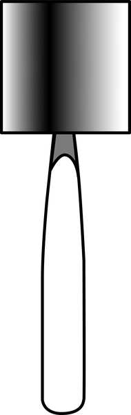 Vitrified Mounted Point, 3/8 x3/8in, 60G