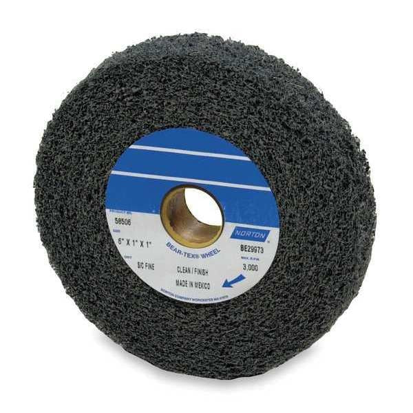 Convolute Wheel, Clean/Finish, 6x2x1, MED