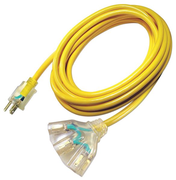25 ft. 10/3 3-Outlet Extension Cord SJTOW