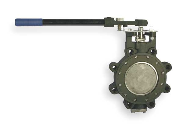 Butterfly Valve, Lug, 4 In, RPTFE Liner