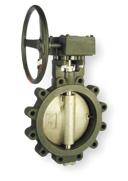 Butterfly Valve, Lug, 8 In., Carbon Steel
