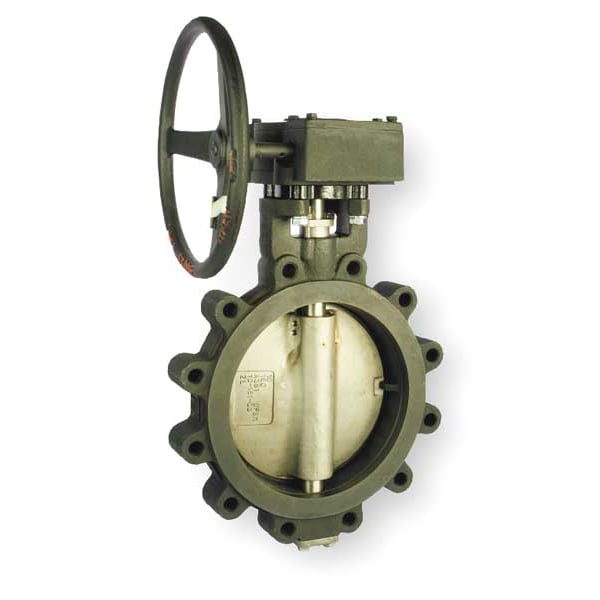 Butterfly Valve, Lug, 12 In., Carbon Steel