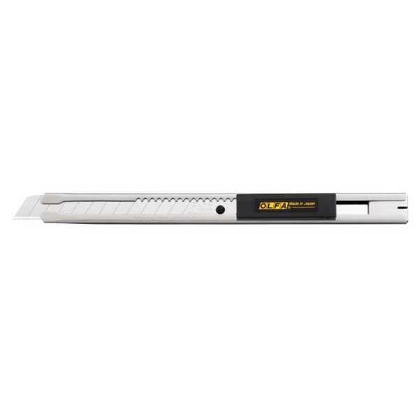 Retractable Snap-Off Utility Knife, Stainless Steel