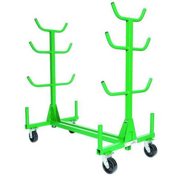 Pipe Rack, Mobile, 7 Bin