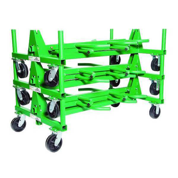 Pipe Rack, Mobile, 7 Bin