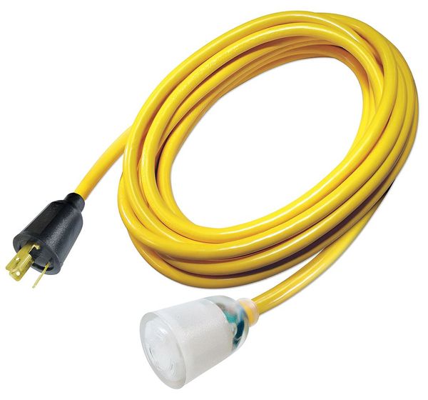 100 ft. 10/3 Lighted Extension Cord SJTOW