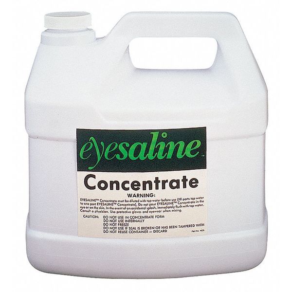 Eyewash Saline Concentrate, 180 oz, For Use With Fendall Pure Flow 1000/2000 Eyewash Stations