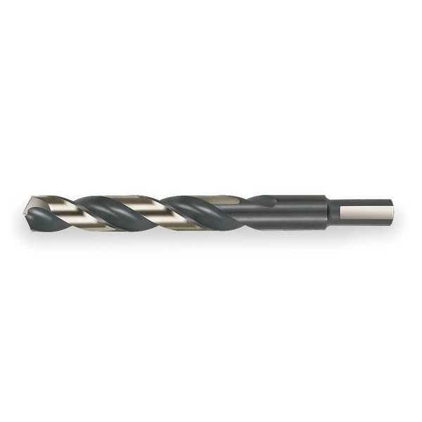 135Â° Heavy Duty Mechanics Length Drill Cle-Line 1876 Black & Gold HSS RHS/RHC 7/16