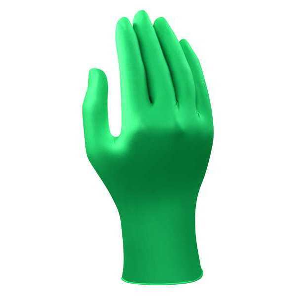 TouchNTuff, 9 1/2 in Chemical Resistant Gloves, Nitrile, Powder-Free, XL (10), 5 mil, 100 Pack