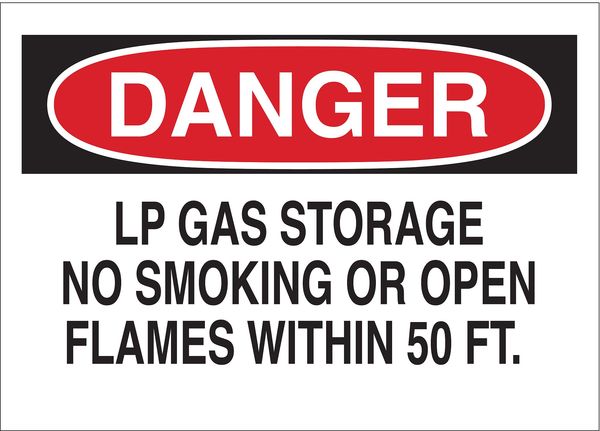 Danger No Smoking Sign, 10
