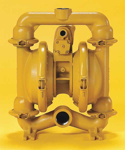 Double Diaphragm Pump, Stainless steel, Air Operated, Santoprene