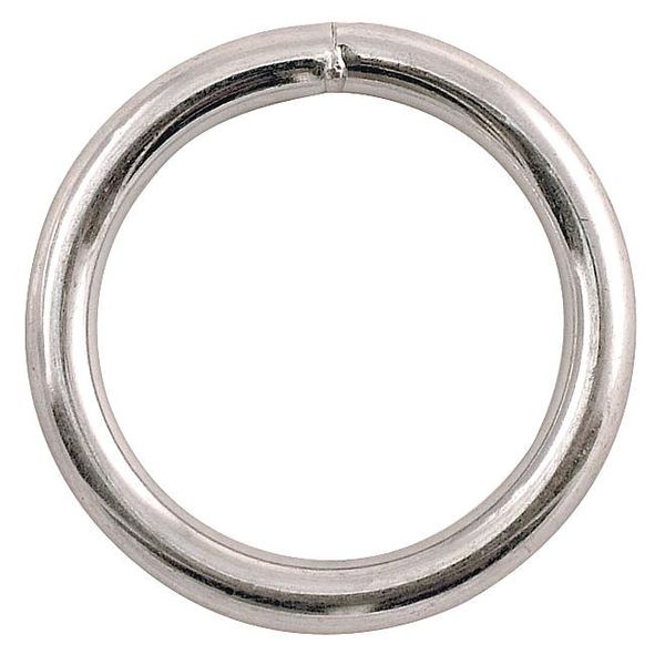Connector, Welded Ring, Steel, Cap 450 lb