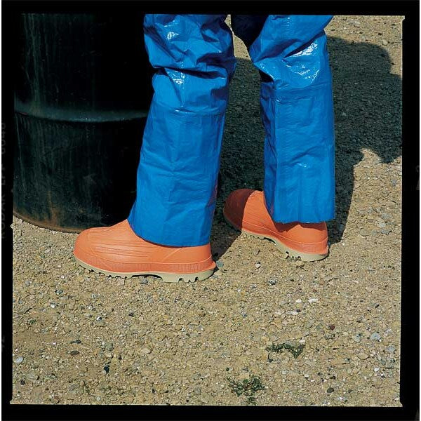 Size 12 Men's Steel Rubber Boot, Orange