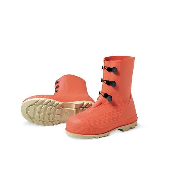 Size 12 Men's Steel Rubber Boot, Orange