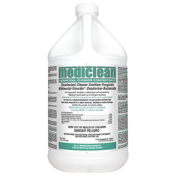 Disinfectant and Sanitizer, 1 gal. Jug, Mint