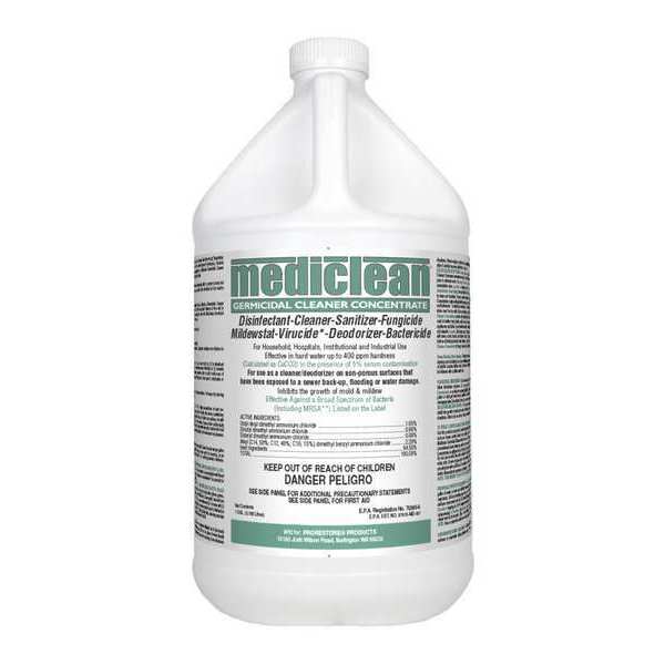 Disinfectant and Sanitizer, 1 gal. Jug, Lemon