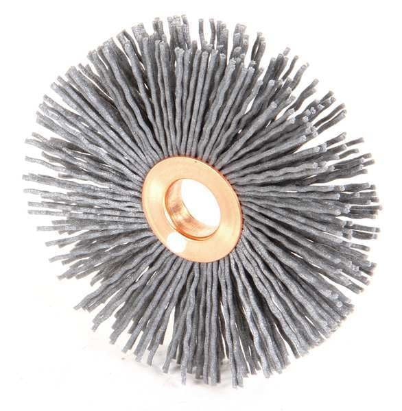 Wire Wheel Wire Brush, Arbor, 3