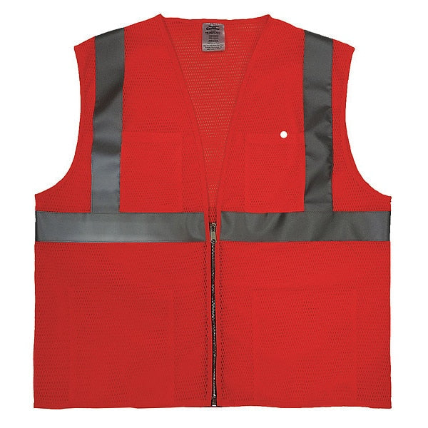Medium Class 2 Cool Dry High Visibility Vest, Orange