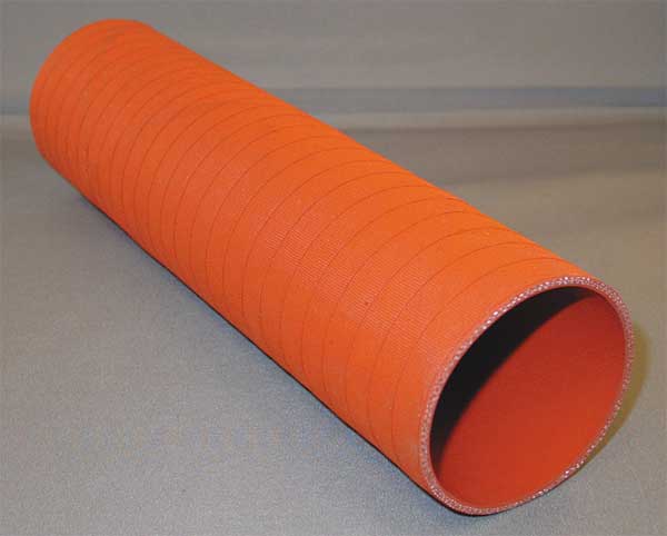Turbo Sleeves, ID 3 1/2 In, OD 3.82 In, Red