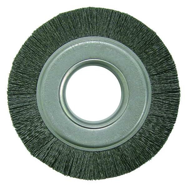 Crimped Wire Wheel Wire Brush, Arbor, 1-1/4