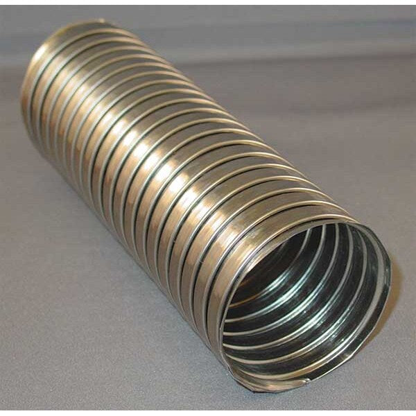 Metal Exhaust, ID 5 In, OD 5 3/16 In