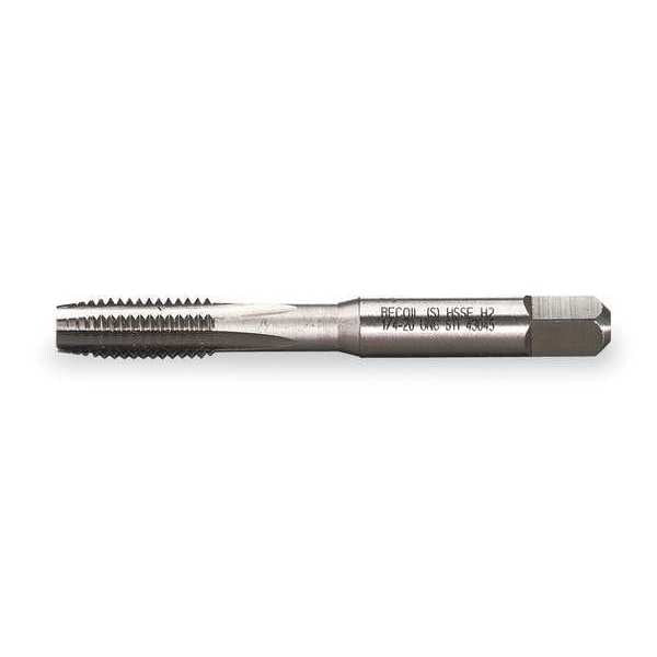 Straight Flute Hand Tap , M8-1.25 , Plug , 4 Flutes, UNC