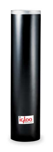 Cup Dispenser, Blk, 250-7 to 8oz Cone Cups