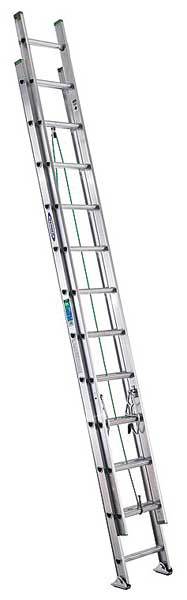 Aluminum Extension Ladder, 225 lb Load Capacity