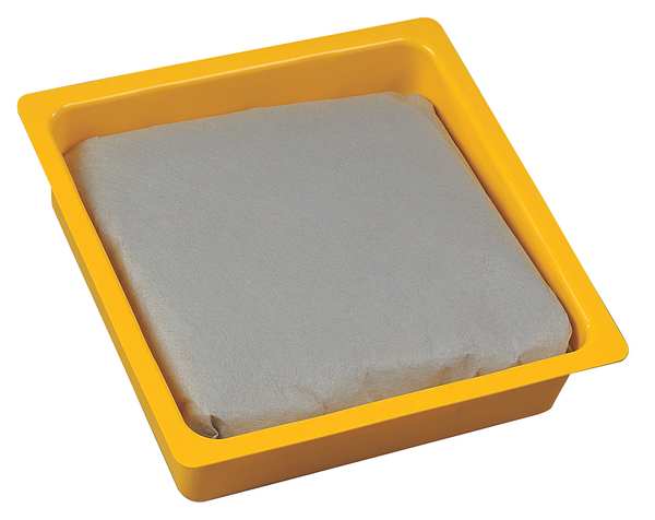Sorbents, 29 gal/pk; 1.45 gal/sock, Universal Absorbed, Gray, Polypropylene, 20 PK