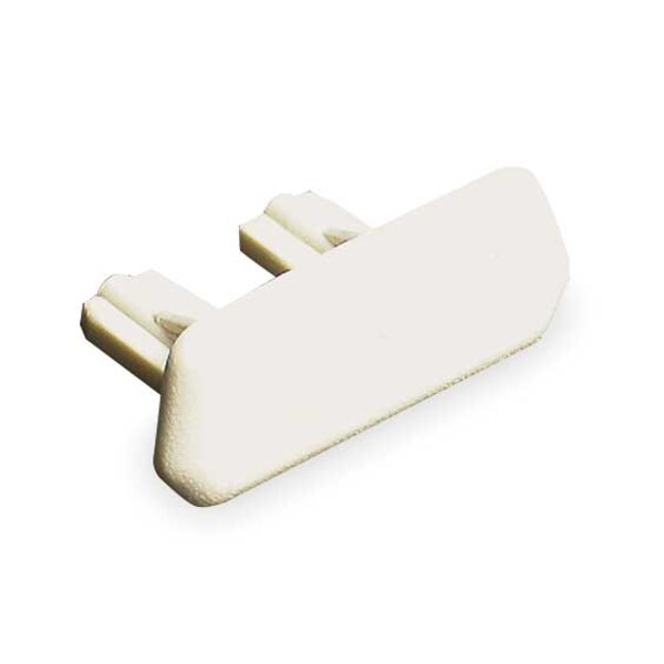 Blank End, Ivory, PVC, Ends