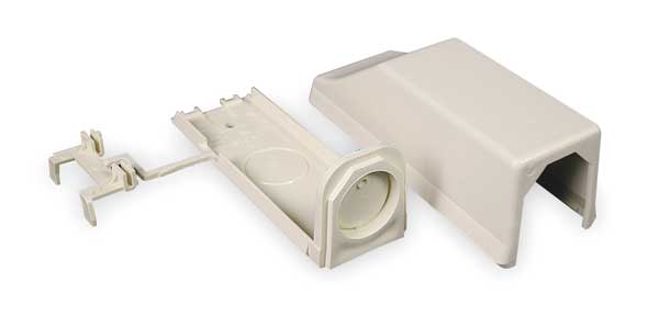 Entrance End, Ivory, PVC, Ends