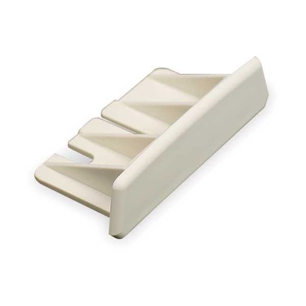 Blank End, Ivory, PVC, Ends