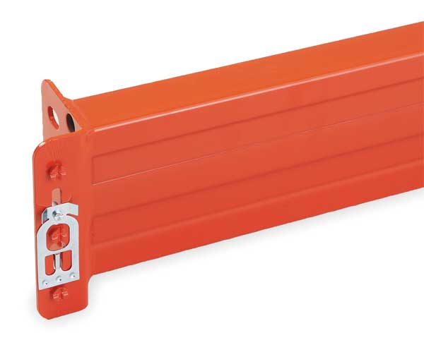 Beam, Teardrop, Roll Formed Style, 96 in W, 2 7/16 in D, Orange