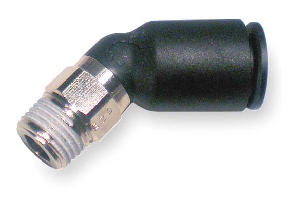 Male Elbow, Tube 8mm, Pipe 1/4 In, PK10