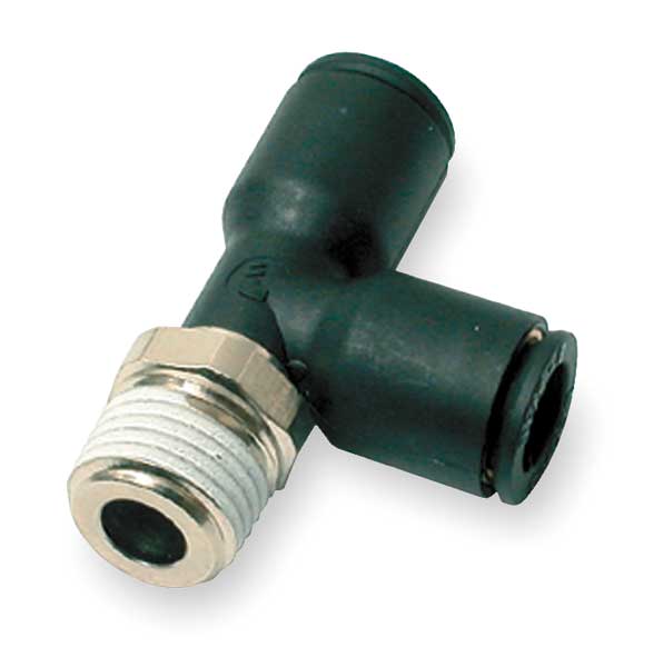 Male Run Tee, Tube 4mm, Pipe 1/8 In, PK10