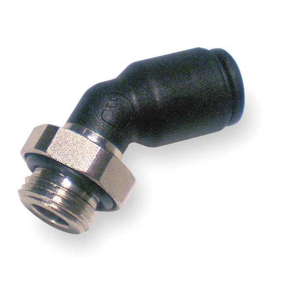 Male Elbow, 45 Deg, 6mm, OD, M5 x.09, PK10