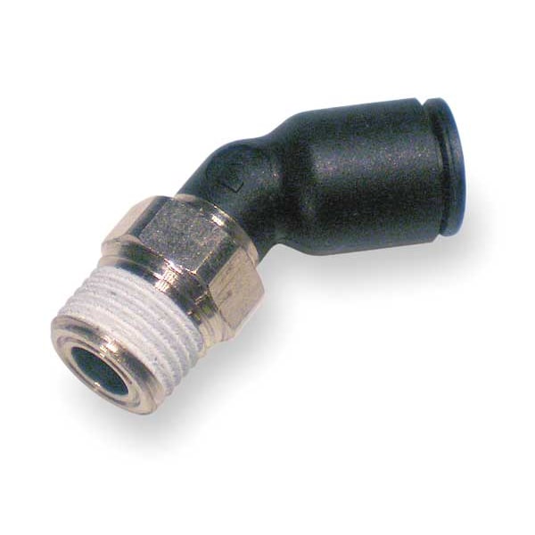 Male Elbow, Tube 3/8In, Pipe 1/8In, PK10