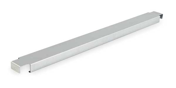Waterfall Pallet Support, Teardrop, 1 1/2 in H, 2 7/8 in W, 48 in D, Gray