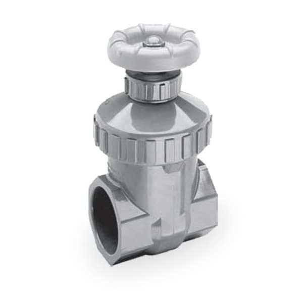 Gate Valve, 2 In., Socket Weld, PVC