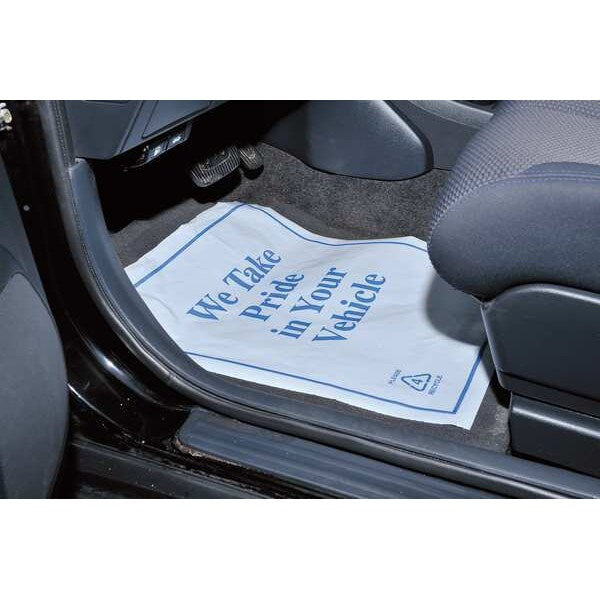 Floor Mat, Roll, Plastic, PK500