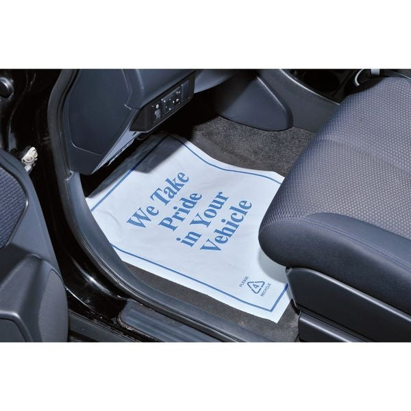 Floor Mat, Roll, Plastic, PK500
