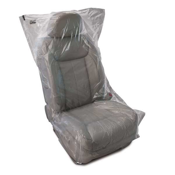 Seat Cover, Roll, Plastic, PK250
