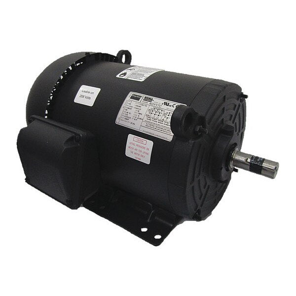 3-Phase General Purpose Motor, 1 1/2 HP, 182/4T Frame, 208-230/460V AC Voltage, 1,170 Nameplate RPM