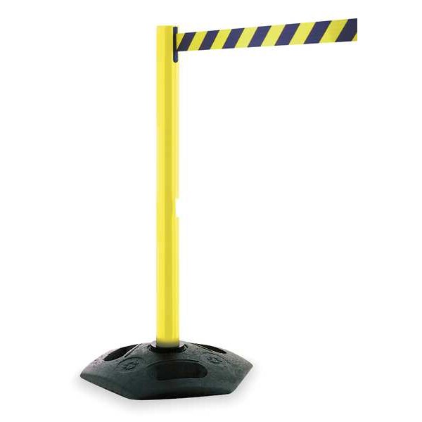 Barrier Post with Belt, 7-1/2 ft. L