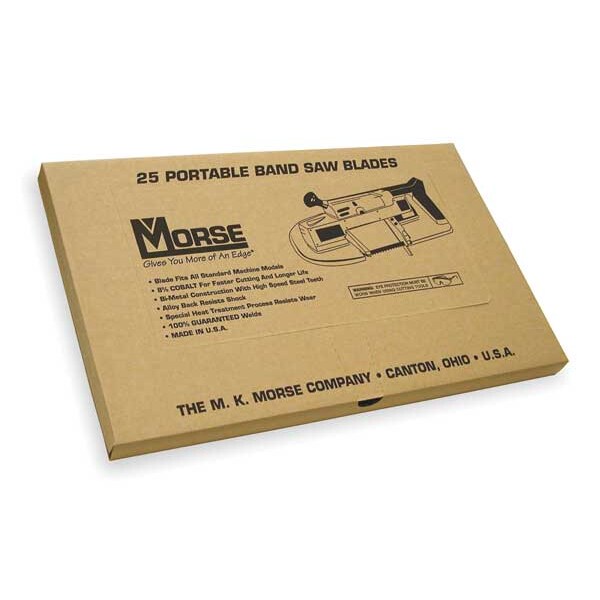Portable Band Saw Blade, Bimetal, PK25
