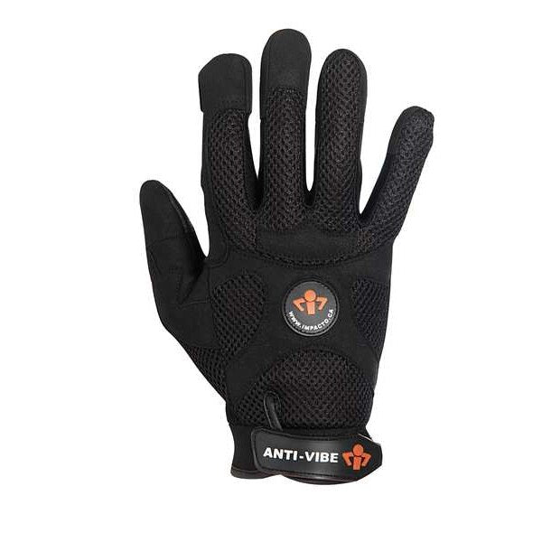 Anti-Vibration Gloves, S, Black, PR