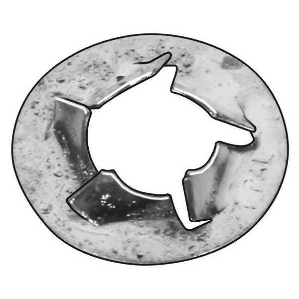Push Nut, Bolt Retention, Stl, 5/16In, PK100