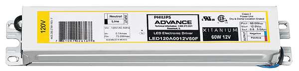 LED Driver, 12 V, 2-60 W
