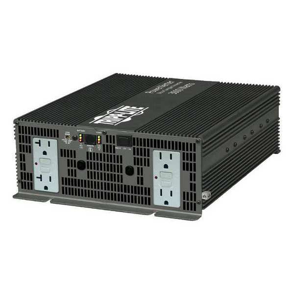 Inverter, Aluminum and Sheet Metal Case, Sine Wave Form, 3000W Nominal Output, 120V Output Voltage